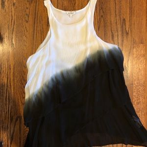 Ombré Crepe Like Tank Top by Buffalo size Large